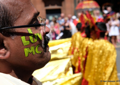 Manchester Day parade image photographed by Neil Hickson