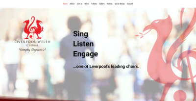 Liverpool Welsh Choral website image